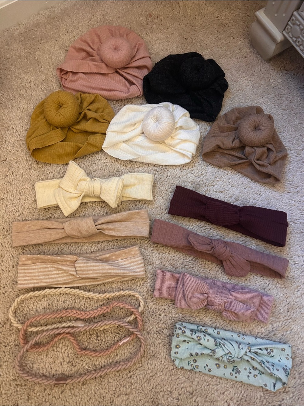 Toddler Bow and Wrap Lot